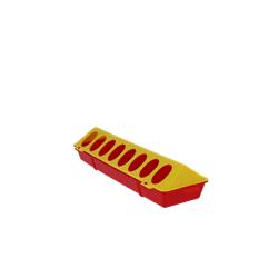 Karmidło dla drobiu, 30 cm x 10 cm, żółty/czerwony-347760433