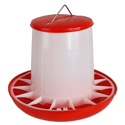 Karmidło dla drobiu, biało czerwone, zakręcane, 9 kg-347542845