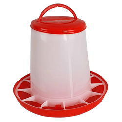 Karmidło dla drobiu, biało czerwone, zakręcane, 3 kg-347752381