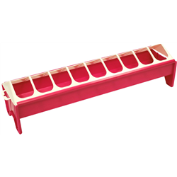 Karmidło dla młodych kur, 50 x 12 cm, różowe, Novital-347548800