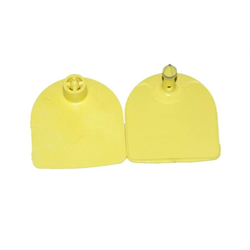 Kolczyk Multiflex U, część męska i żeńska, żółty, Caisley-347541008