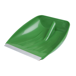 Łopata do zboża i śniegu, 114 cm, z tworzywa, z listwą aluminiową i trzonkiem prostym, Kerbl-347754664