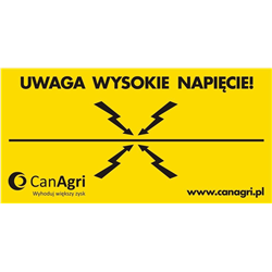 Tabliczka ostrzegawcza 10 x 20 cm, Canagri-347757318