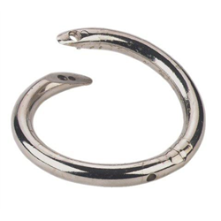 Kółko nosowe dla byków Classic, śr. 57 mm, niklowane, Kerbl-347762253
