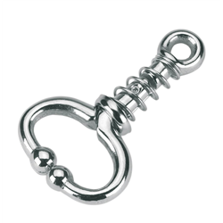 Uchwyt nosowy dla byka, 11 cm, ze sprężyną, niklowany, Kerbl-347763296