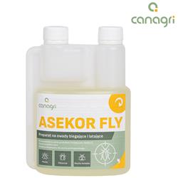 Preparat na owady latające i biegające ASEKOR FLY, bezbarwny, 1000 ml, Canagri-347756480