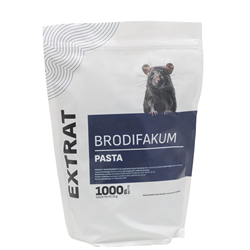 Trutka na myszy i szczury, pasta 1 kg, brodifakum, Extrat.-347541109