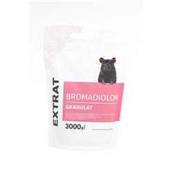 Trutka na myszy i szczury, granulat 3 kg, bromadiolon, Extrat.-347910664