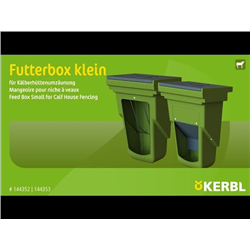 Pojemnik na paszę treściwą, z pokrywką, oliwka, 13 l, Kerbl-347771457
