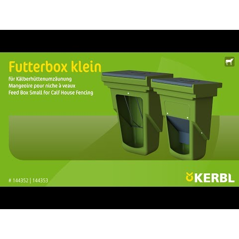 Pojemnik na paszę treściwą, z pokrywką, oliwka, 13 l, Kerbl-347771457