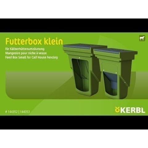 Pojemnik na paszę treściwą, z pokrywką, oliwka, 13 l, Kerbl-347552188