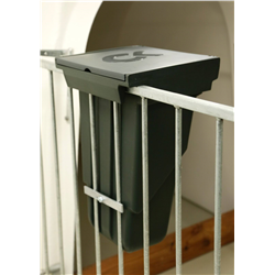Pojemnik na paszę treściwą, z pokrywką, oliwka, 13 l, Kerbl-347765903