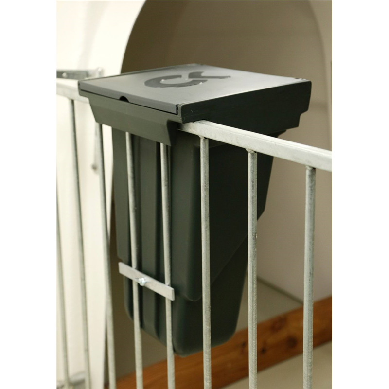 Pojemnik na paszę treściwą, z pokrywką, oliwka, 13 l, Kerbl-347765903