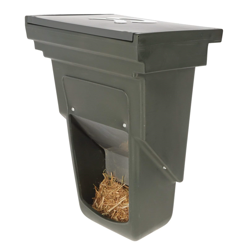 Pojemnik na paszę treściwą, z pokrywką, oliwka, 13 l, Kerbl-347765904