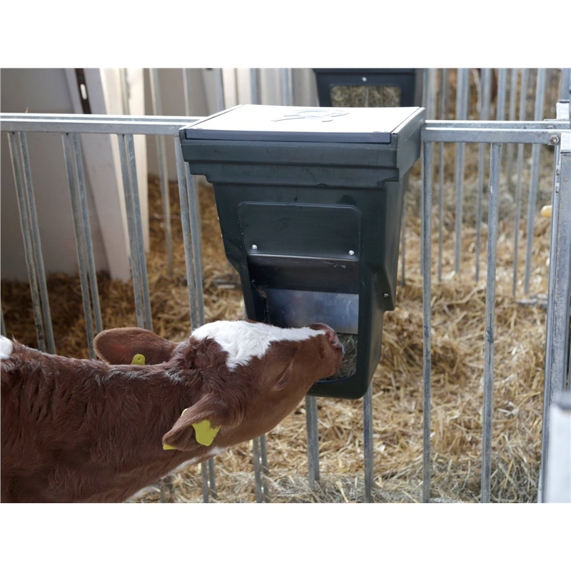 Pojemnik na paszę treściwą, z pokrywką, oliwka, 13 l, Kerbl-347765902