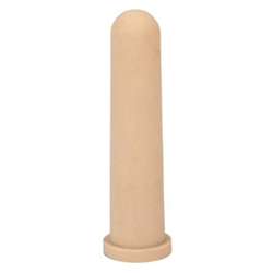 Smoczek gumowy do wiadra do pojenia cieląt, 125 mm, żółty, z nacięciem, Kerbl-347763608