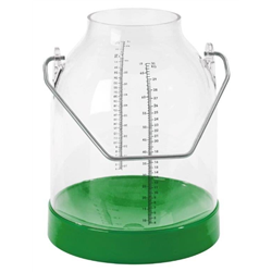 Bańka udojowa, tworzywo, zielony,  30 l, uchwyt 143 mm, Kerbl-347549567