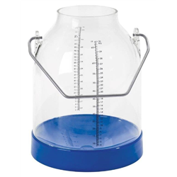 Bańka udojowa, tworzywo, niebieski, 30 l, uchwyt 117 mm, Kerbl-347762240