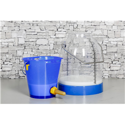 Bańka udojowa, tworzywo, niebieski, 30 l, uchwyt 117 mm, Kerbl-347548535