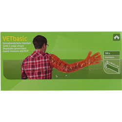 Rękawice VETbasic, transparentne, 100 szt., Kerbl-347551540