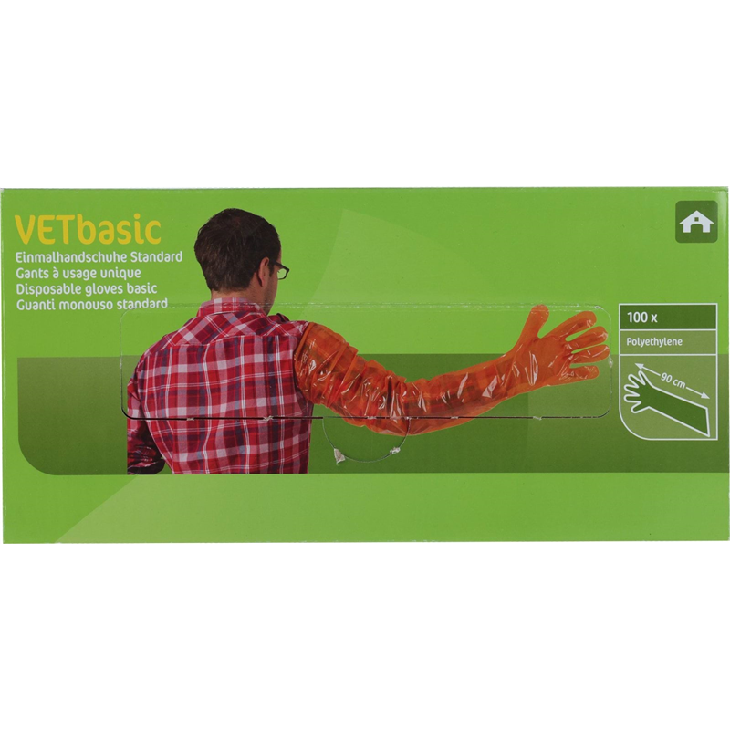 Rękawice VETbasic, transparentne, 100 szt., Kerbl-347551540