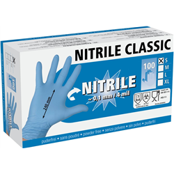 Rękawice Nitrile Classic, rozmiar XL, niebieske, 100 szt., Kerbl-347762629