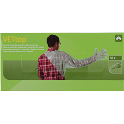 Rękawice VETtop, z ochroną ramienia, 50 szt., Kerbl-347764959