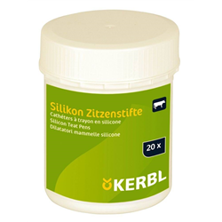 Silikonowe zatyczki do strzyków, 20 szt., Kerbl-347764058