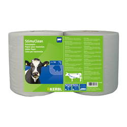 Papier do higieny wymion Stimu Clean, do pracy na sucho, 2 x 780 list., Kerbl-347764112