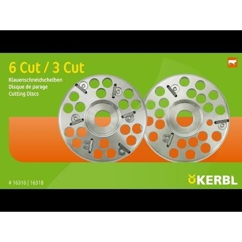 Tarcza do korekcji racic Profi, 3 wymienne ostrza, śr. 120 mm, Kerbl-347552127
