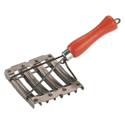 Zgrzebło metalowe dla bydła, 11 x 12,5 cm, Kerbl-347548199