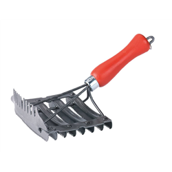 Zgrzebło metalowe dla bydła, z grzebieniem, 12 x 12,5 cm, Kerbl-347549042