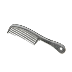 Grzebień z rączką do grzywy, aluminiowy, 20 cm, blister, Covalliero-347756225