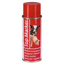 Spray do znakowania, TopMarker 500 ml, czerwony,Kerbl-347762626