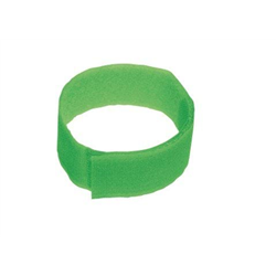 Opaska identyfikacyjna zapinana na rzep, 36 cm, tekstylna, 10 szt., zielona, Kerbl-347548301