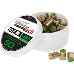 Naboje do aparatu ubojowego 9x17mm, 50szt., zielone, Kerbl-347920180