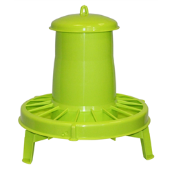 Karmidło automatyczne dla drobiu, 10,5 l, 7 kg, zielone, z nóżkami, Novital-347765326