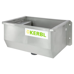 Poidło korytowe, stal nierdzewna dla bydła i koni, 35 l, Kerbl-347769367