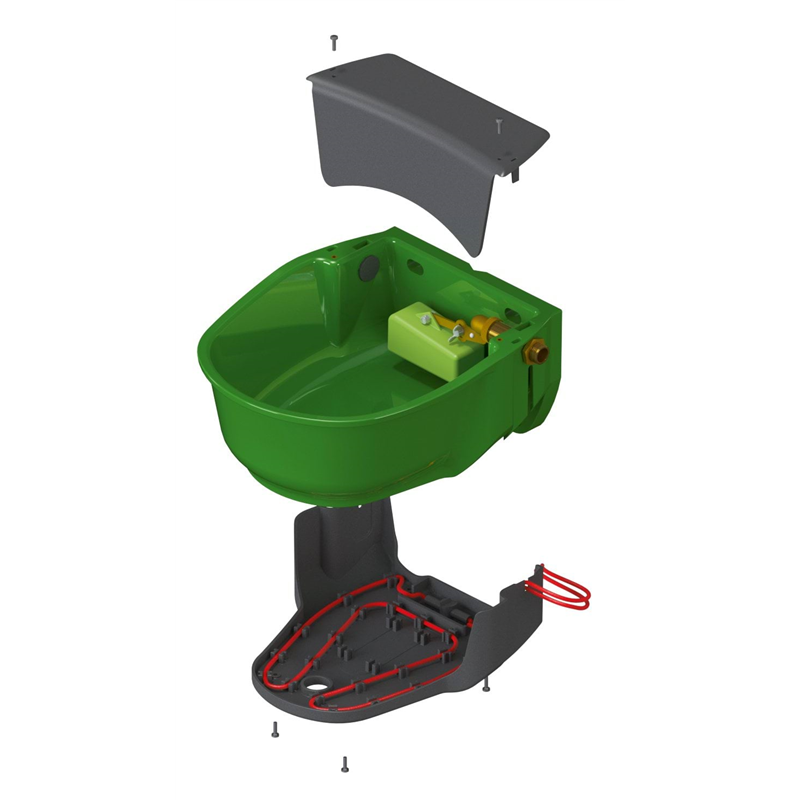 Poidło podgrzewane z zaworem pływakowym SH30, 24 V/31 W, Kerbl-347765418