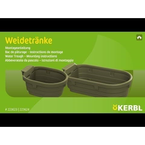 Poidło pastwiskowe, 550 l, Kerbl-347621570