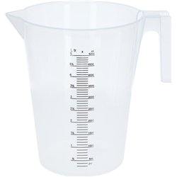 Miarka plastikowa z podziałką, 5l, Kerbl-347920212