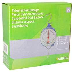Waga zegarowa do paszy, max 50 kg, niebieska, Kerbl-347548267
