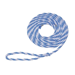 Linka transportowa dla bydła, duża pętla, 320 cm x 12 mm, biały/niebieski, Kerbl-347763094
