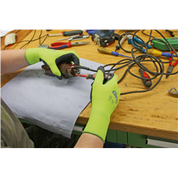 Rękawice robocze Activ Grip Lite, żółte, rozmiar 7, Kerbl-347763175