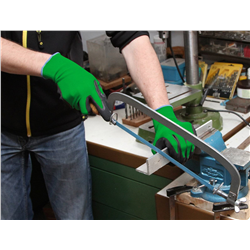 Rękawice SmoothGrip, z powłoką lateksową, zielone, rozmiar 8, Kerbl-347551426