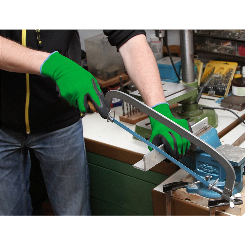 Rękawice SmoothGrip, z powłoką lateksową, zielone, rozmiar 8, Kerbl-347551426