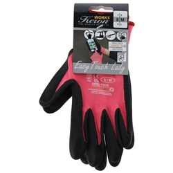Rękawice robocze EasyTouch Lady, różowe, rozmiar 8, Kerbl-347764849