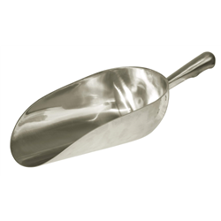 Łopatka do paszy, aluminium, 2500 g, zaokrąglona, Kerbl-347762286
