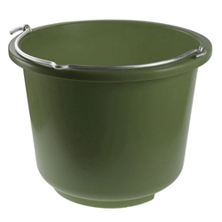 Wiadro z tworzywa sztucznego, 12 l, oliwkowe, Kerbl-347552323