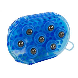 Magnetyczne zgrzebło do masażu konia, niebieski, Covalliero-347541635
